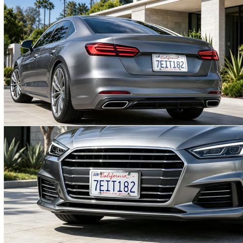 Chrome License Plate Frames (Silver)