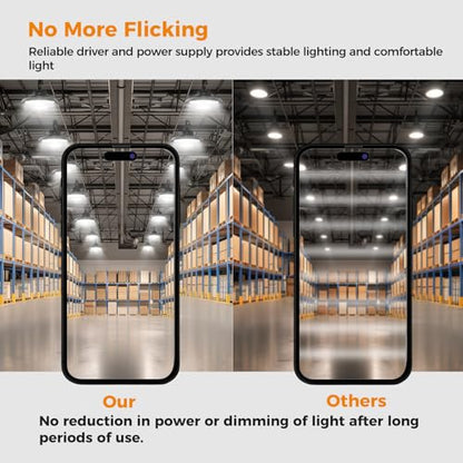 180W UFO High Bay Light 32400LM 6000K