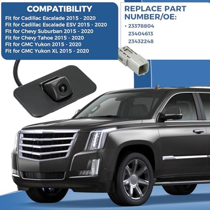Backup Camera Fit for Chevy Tahoe Suburban (Fit for GMC Yukon Denali 2015-2020)