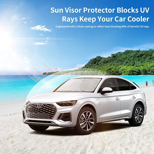 Custom Sunshade Windshield Sun Shade for 2018 (for 2018-2026 Audi Q8)