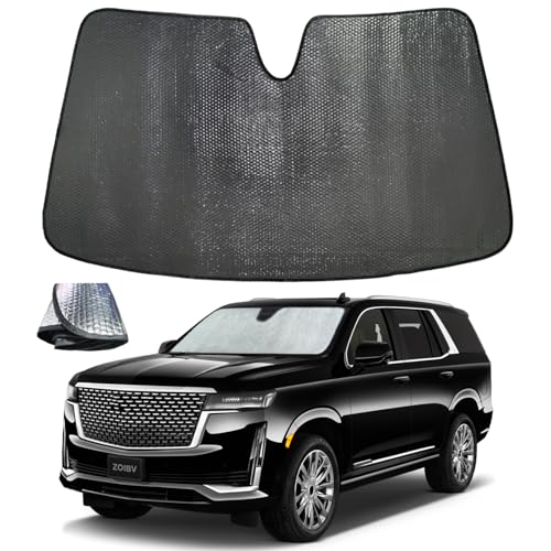 Car Windshield Sun Shade for Cadillac Escalade 2021 (for Cadillac Escalade 2021-2026)