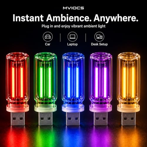 Car Ambient Lights (4 Pink)