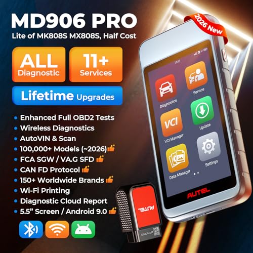 OBD2 Scanner MaxiDiag MD906 PRO (Red&Black)