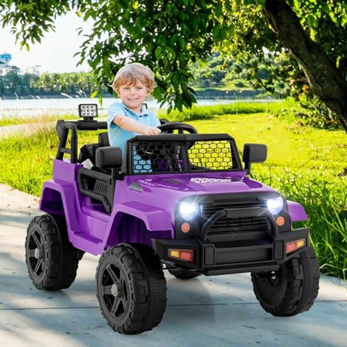 Kids Ride On Truck (Purple)