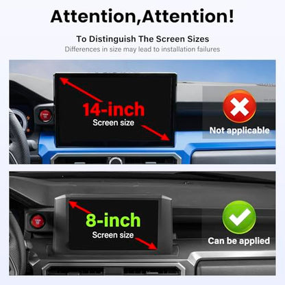 Car Phone Holder for Toyota Tacoma 2024 2025 2026 W (For Toyota Tacoma 2024 2025 8inch Screen)