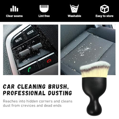 2 PCS Car Detailing Brush (Beige / 2 PCS)