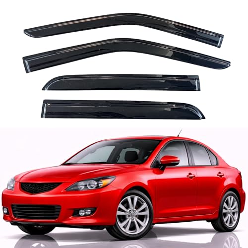 Rain Guards Fit for 2004 (2004-2009 Mazda 3 Sedan)