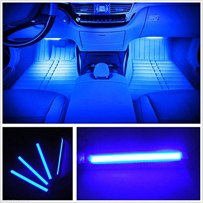 4PCS 48 LED Car Interior Lights (Blue 48 Lights)