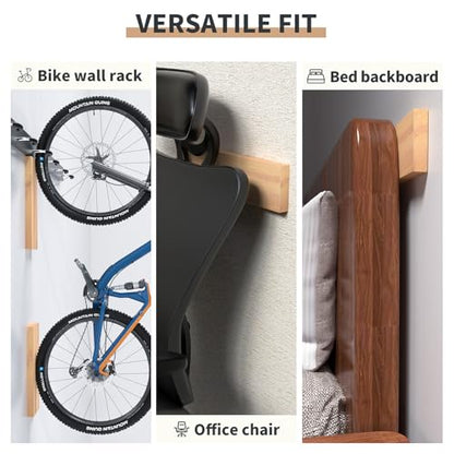 GWP04 Wood Grain Garage Wall Protector and Car Door Guard (6 Pack)