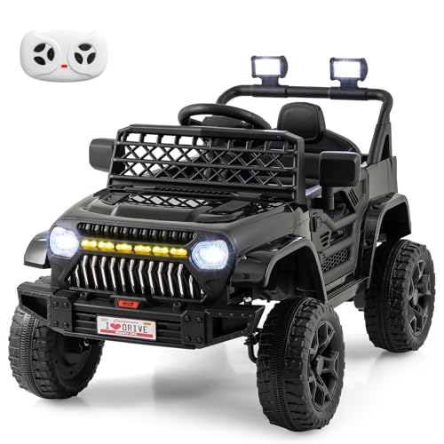 Kids Ride On Truck (Black / 37" × 24.5" × 25.5'')
