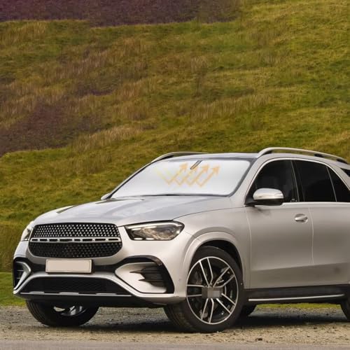 Custom Fit Windshield Sun Shade for Mercedes (for 2012-2026 Mercedes-Benz GLE)