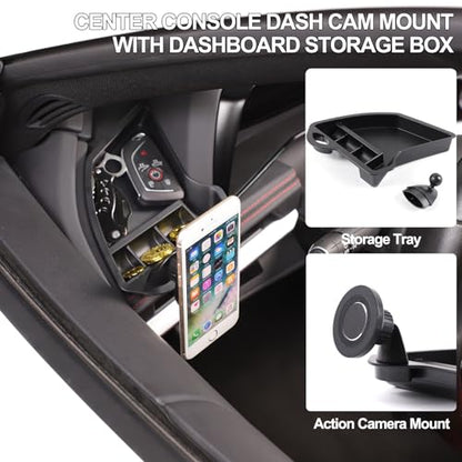 Car Phone Holder Center Console Organizer for Corvette C8 2020 (Magnetic-D)