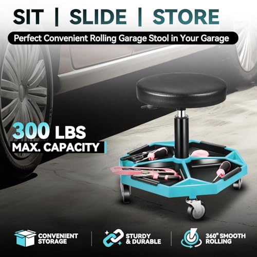 Mechanic Stool (Sky Blue)