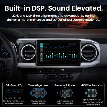 S8 Gen4 10.1" Android Car Stereo for Toyota Tacoma 2016 (10.1")