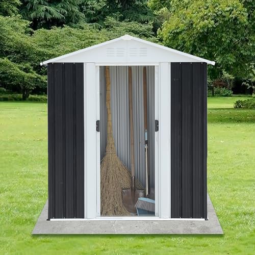 5x3 FT Outdoor Storage Shed (5x3 FT / Gray)
