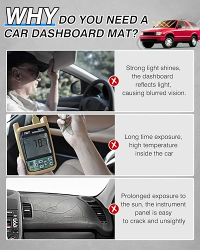 Dash Cover Fit for Chevrolet Chevy S10 Blazer (60*33(S10 Blazer/Sonoma 94-97))