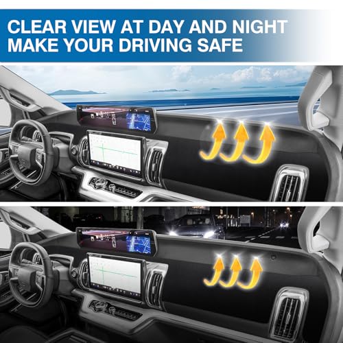 Black Dash Cover Compatible with Ford Expedition 2025 2026 Dashboard Cover Accessories for Expedition Non (Expedition 25-26(black))