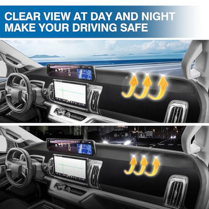 Black Dash Cover Compatible with Ford Expedition 2025 2026 Dashboard Cover Accessories for Expedition Non (Expedition 25-26(black))