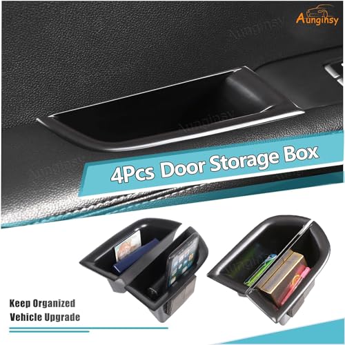 Front & Rear Door Storage Box Compatible with Kia Sorento 2016 (Front+Rear Door Storage Box)