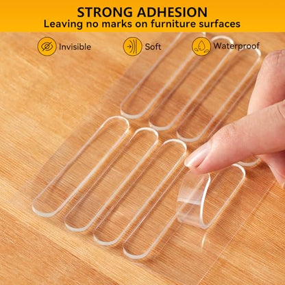 8pcs Wall Bumpers (3.5cm*1cm(1.38in*0.39in))