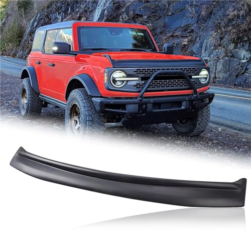 Hood Deflector Hood Protector for Ford Bronco 2 (Matte Black)