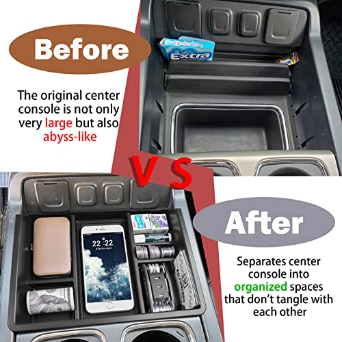 Center Console Organizer Tray For 2015 (Black)