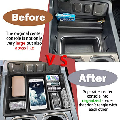 Center Console Organizer Tray For 2015 (Black)
