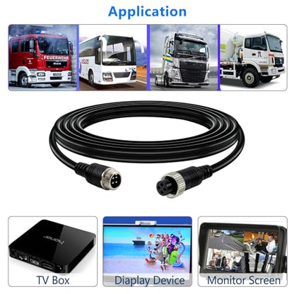 4 Pin Aviation CCTV Camera Extension Cable (16.5Ft/5M)