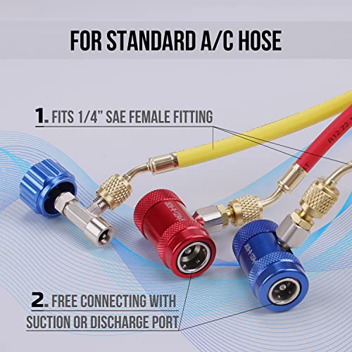 R1234yf Quick Couplers Set