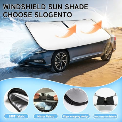 Custom Fit Windshield Sun Shade for VW Golf Mk8 2022 2023 2024 2025 2026 (for VW Golf Mk8 2022-2026)