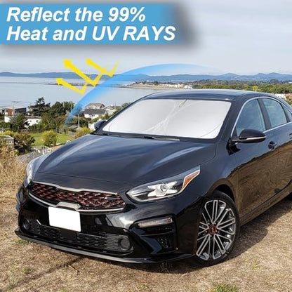 Windshield Sunshade for Kia Forte 2019 (Fit Kia Forte 19-25)