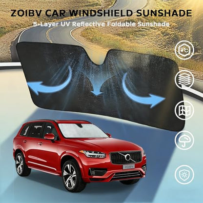 Car Windshield Sun Shade for Volvo XC90 2016 (for Volvo XC90 2016-2026)