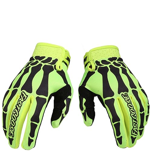 Cycling Gloves Touch Screen Anti (Fluorescent Green / X-Large)