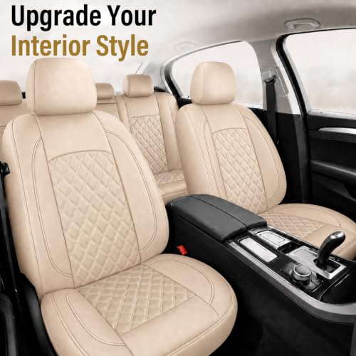 Car Seat Cover (N3 Beige / Full Set)