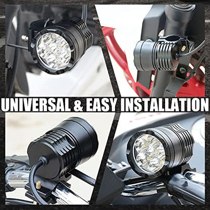 Motorcycle Driving Lights 12 (Black 2)