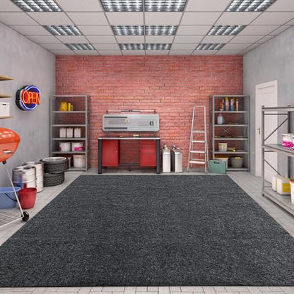 Garage Floor Mat 8.8 x22 Ft (Grey / 8'10''x22')