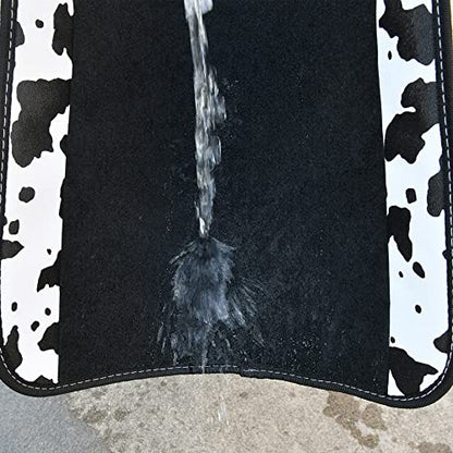 Waterproof Universal Fit Car Floor Mats (Cow Print)