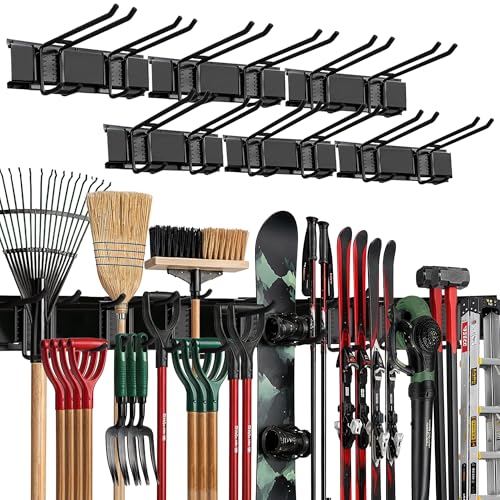 Garage Wall Organizer (Black / 96" (0 Shelves))
