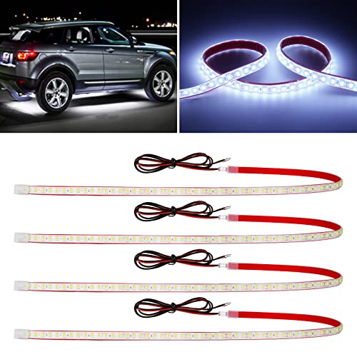 12V Car LED Strip Light (White / 24 inch)