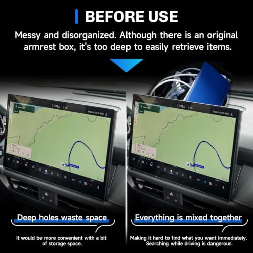 for 2026 Mazda CX5 Dashboard Organizer Tray [Only for Basic 12.9