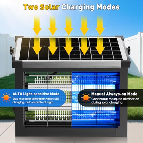 Solar Bug Zapper Outdoor (Black)