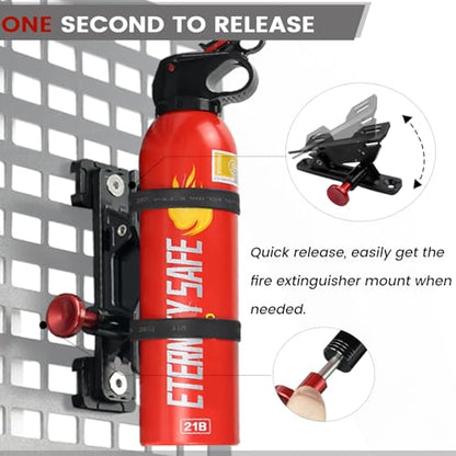 Aluminum MOLLE Panel Fire Extinguisher Mount Kit for 1 (Molle Panel fire extinguisher mount)