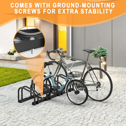 Bike Storage Rack for Garage (4 Bike Holder)