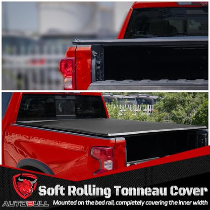 Soft Roll up tonneau Cover Compatible with 2022 (5’6“ / 2022-2026 Soft Rolling)