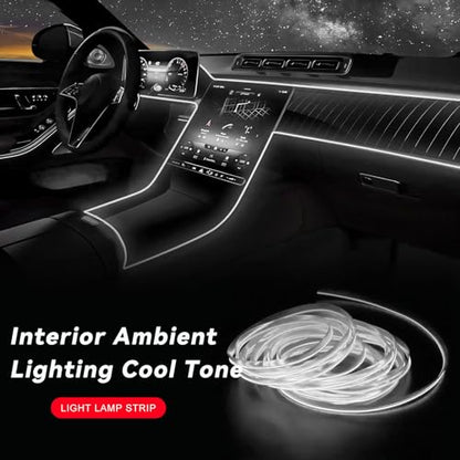 EL Wire Interior Car LED Strip Lights (White)