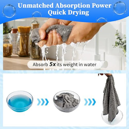 Microfiber Cleaning Cloth (48PK / 3 Colors Assorted)