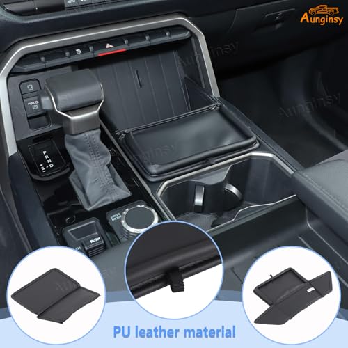 Center Console Organizer Tray Dividers for Toyota Tundra 2022 (Black(B))