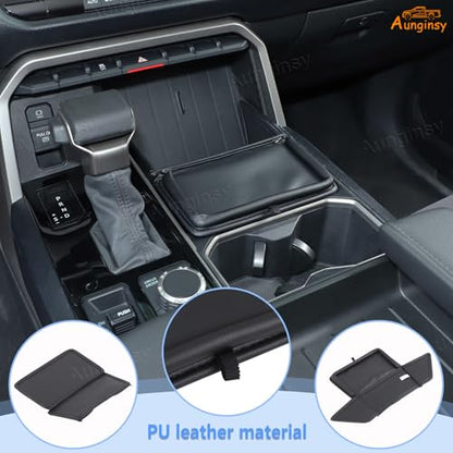 Center Console Organizer Tray Dividers for Toyota Tundra 2022 (Black(B))