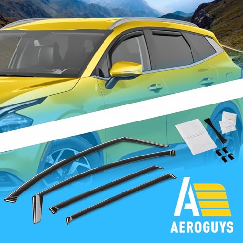 Extra Durable Window Deflectors in (For Kia Sportage 23-26)