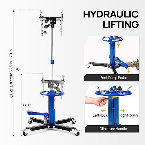 Transmission Jack (Blue 1/2 Ton)